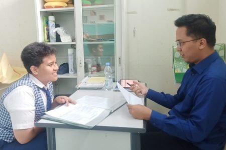SMPIT Nur Hikmah, pembagian raport SHBS/STS 1